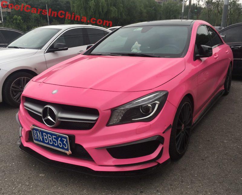 MercedesAMG CLA 45 4Matic Is Pink In China